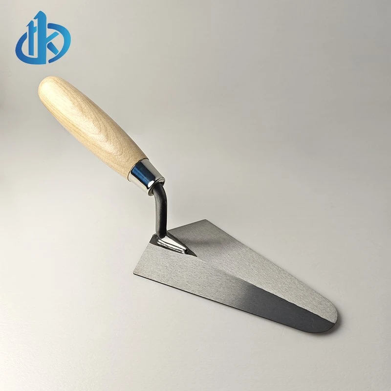 Wooden handle bricklaying trowel Wooden handle bricklaying trowel